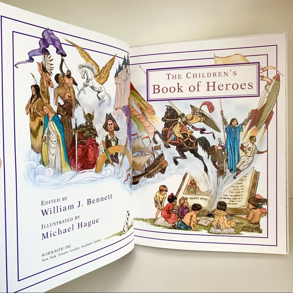 Large hardcover art heroes book